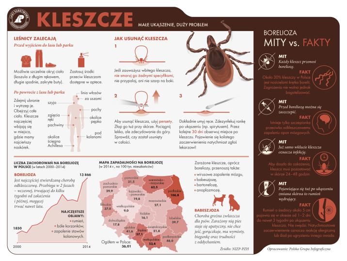 Uwaga Kleszcze Aktualnosci Nadlesnictwo Dobrzejewice Lasy Panstwowe