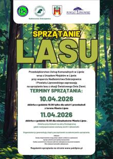 Sprzątanie lasu w Lipnie